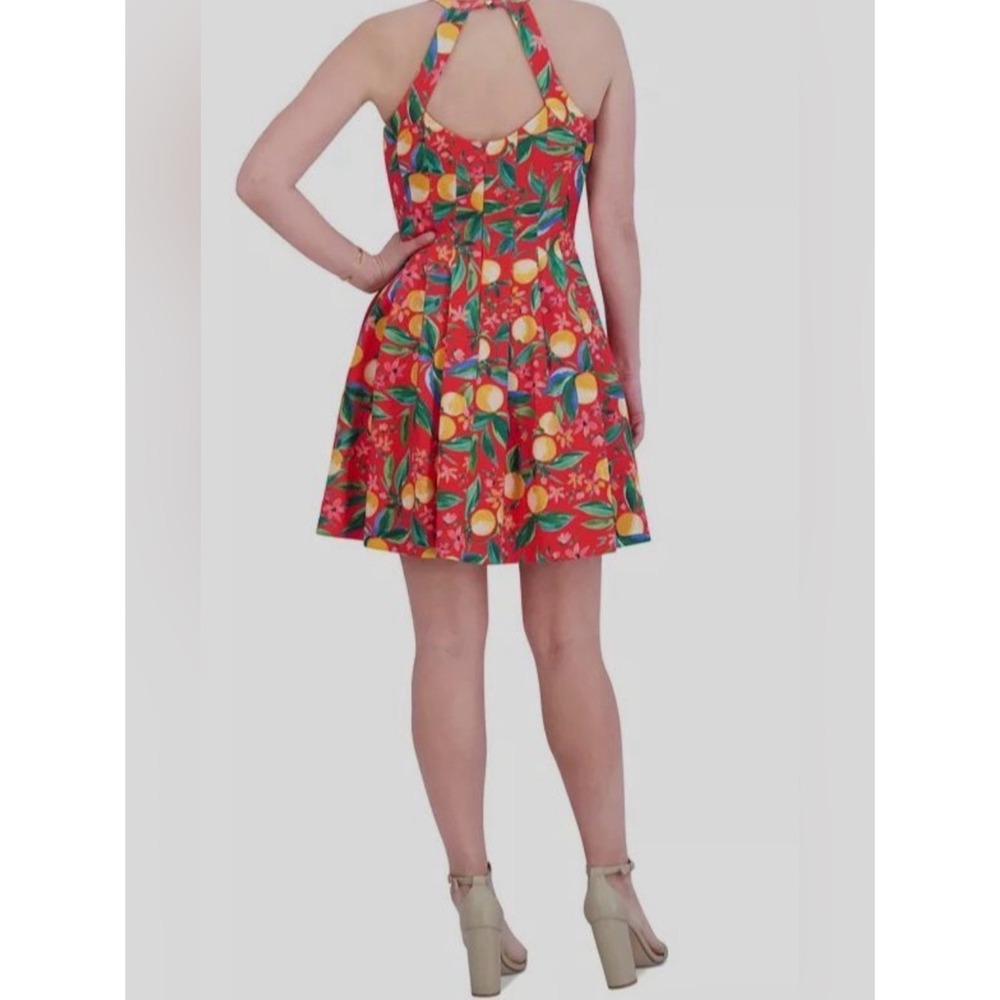 Vince Camuto Bright Red Summer Dress - Picture 2 of 6